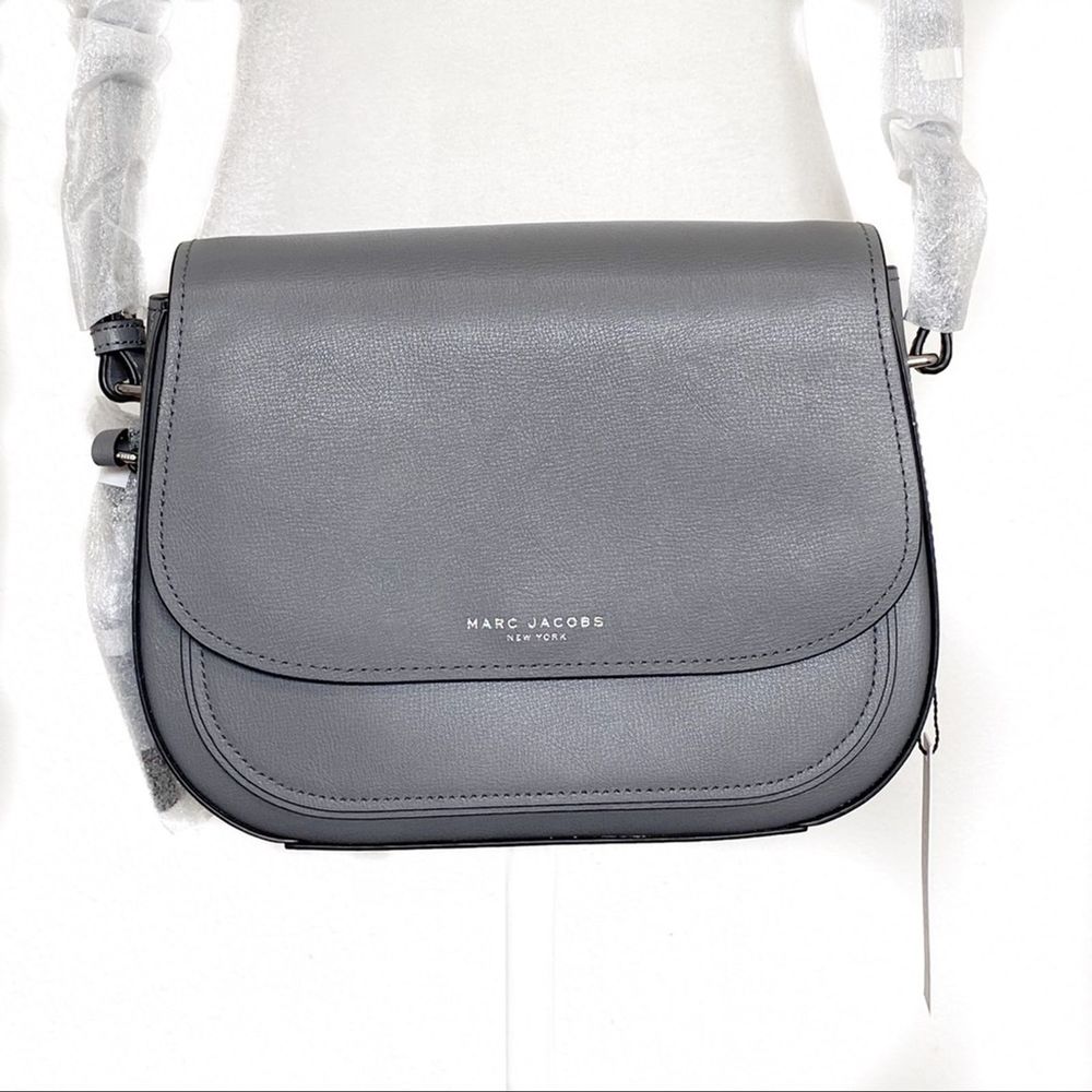 Marc Jacobs Rider Large Leather Crossbody Bag - Picture 8 of 14